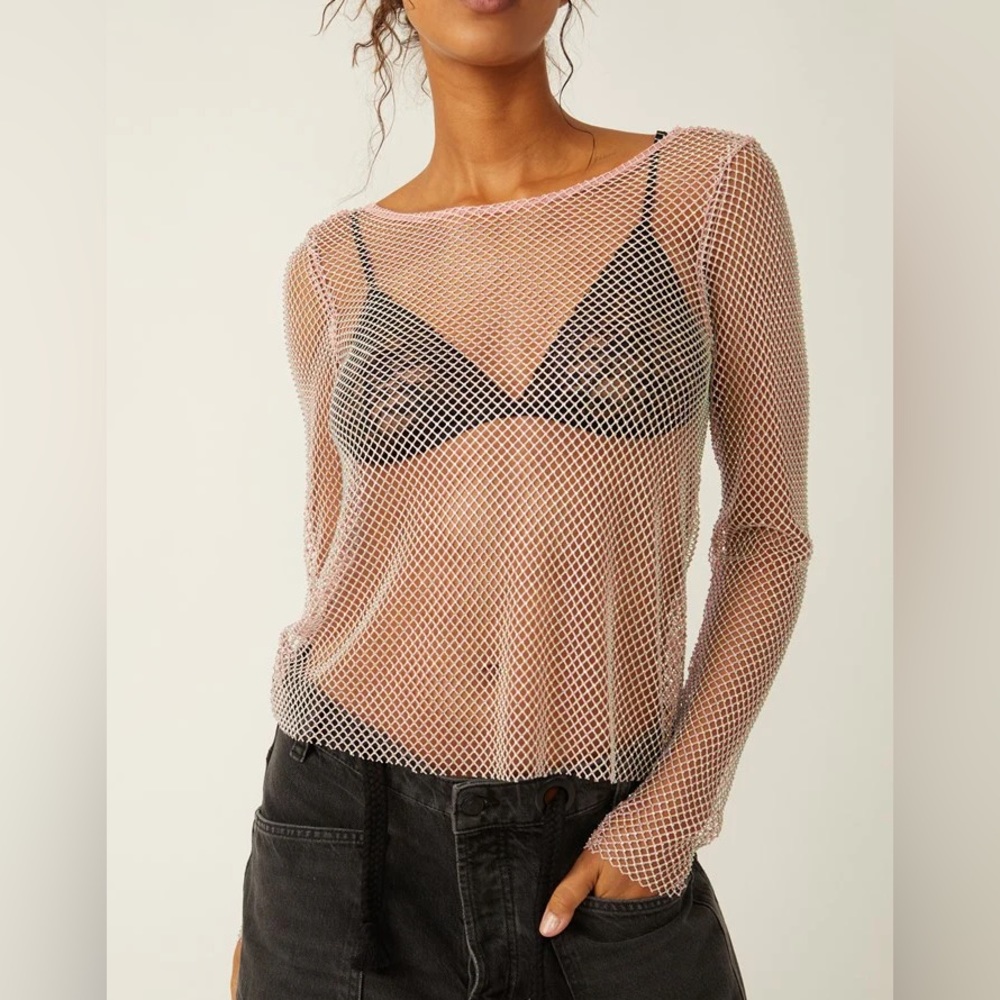 Free people filter finish low back top